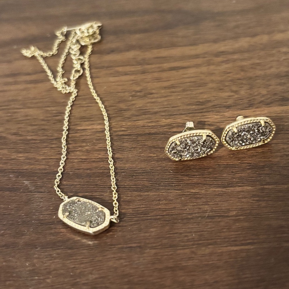 Kendra Scott drusy set